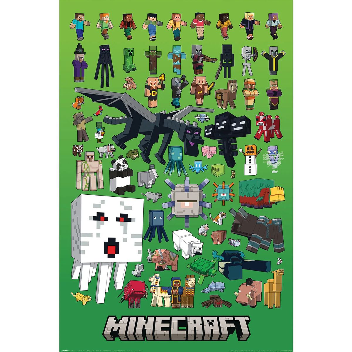 Minecraft - Character Collage - Juliste