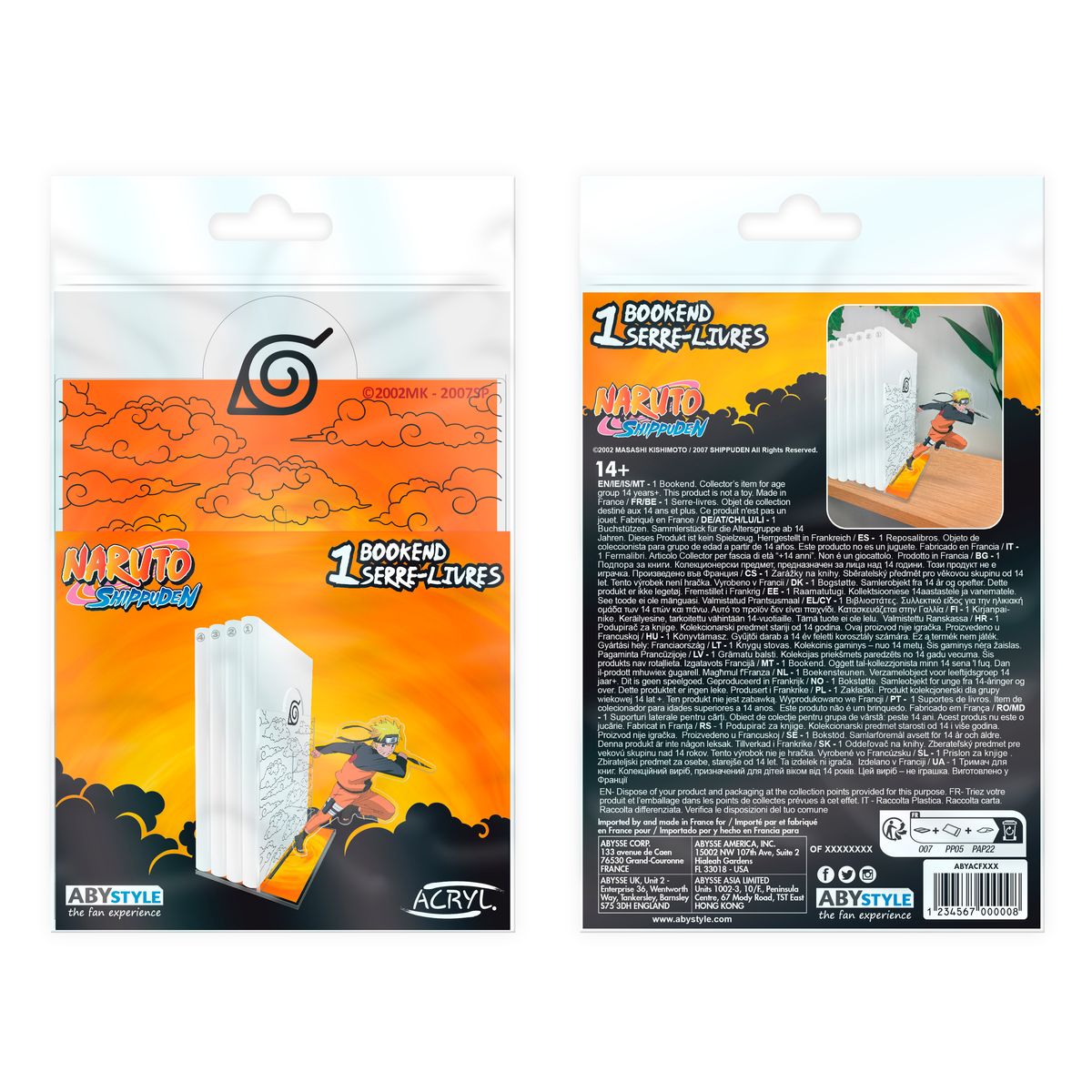 Naruto - Naruto Attack - Akryylinen kirjatuki