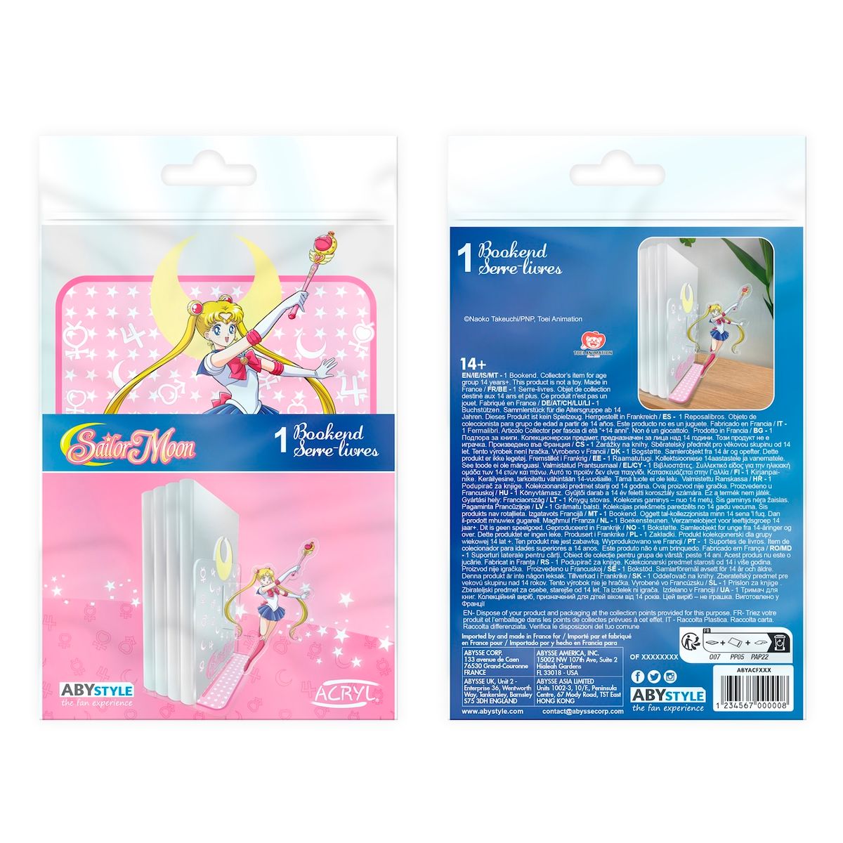 Sailor Moon - Akryylinen kirjatuki