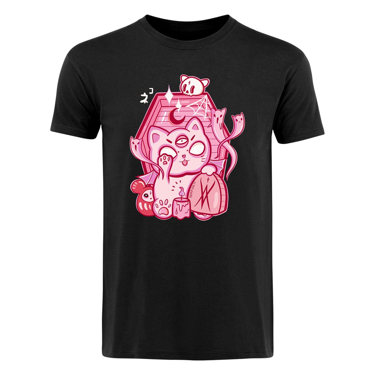 Vampidett - Kitty Ghost - T-paita