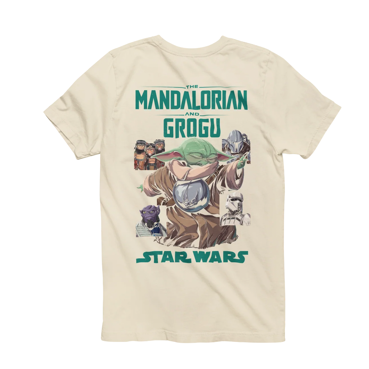 Star Wars: The Mandalorian - Grogu Squares - T-paita