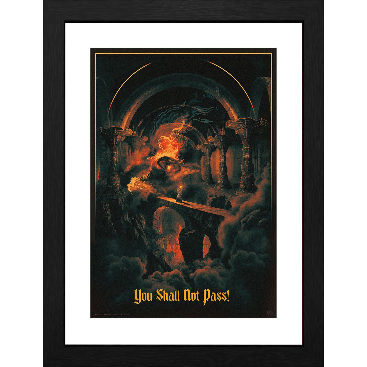 The Lord of the Rings - You Shall Not Pass - Framed Art Print