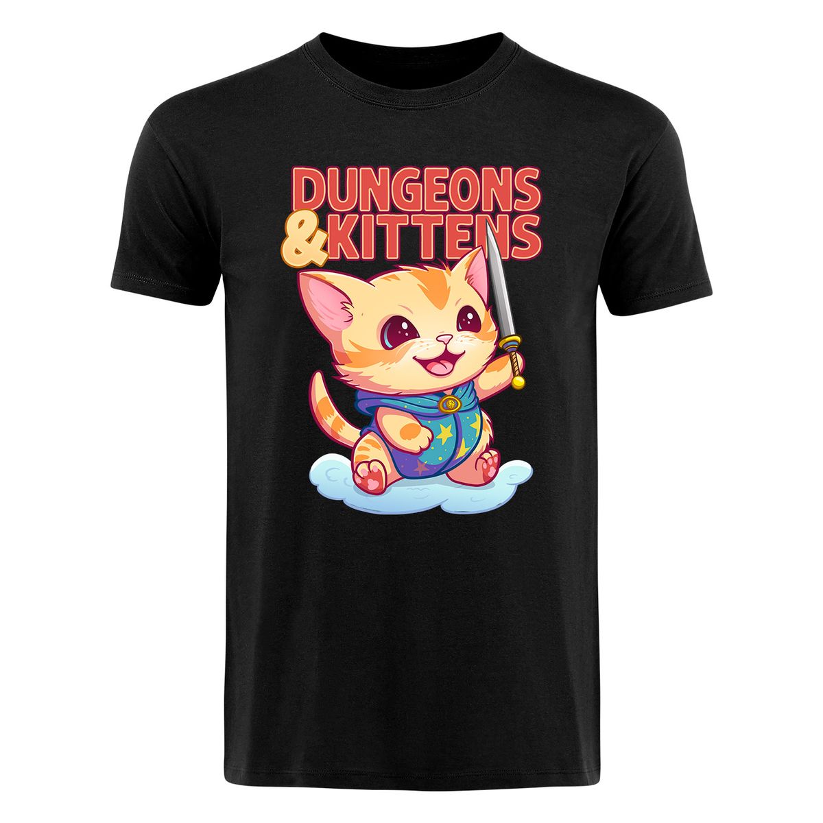 GlassStaff - Dungeons & Kittens - T-paita