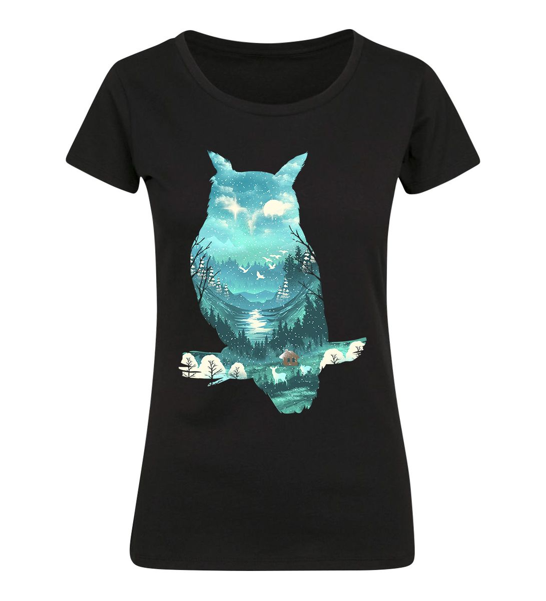 Dan Fajardo - Owl Fly - Naisten T-paita