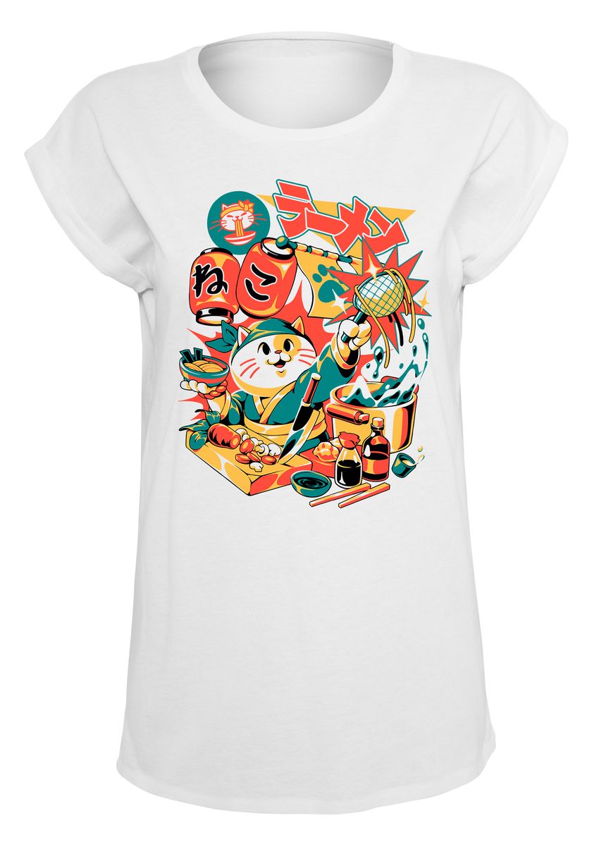 Ilustrata - Neko Ramen - Naisten T-paita