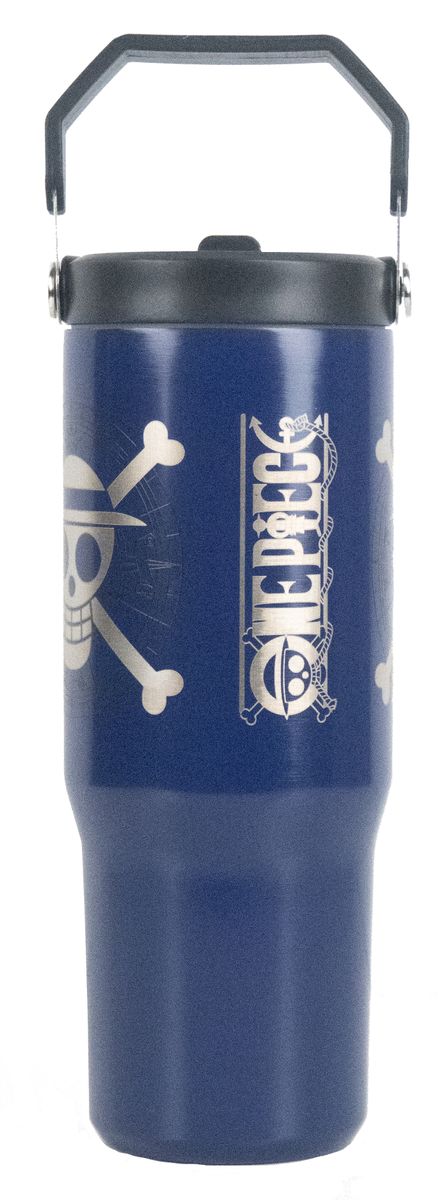 One Piece - Straw Hat Pirate Icon - Iso juomapullo (tumbler)