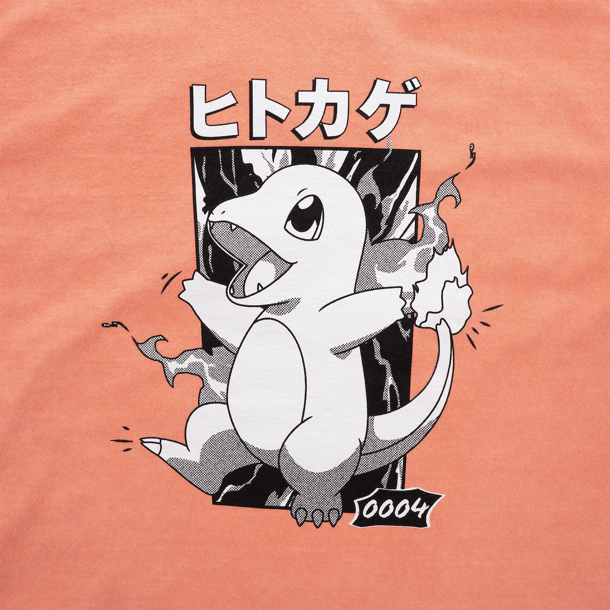 Pokémon - Charmander Katakana - T-paita