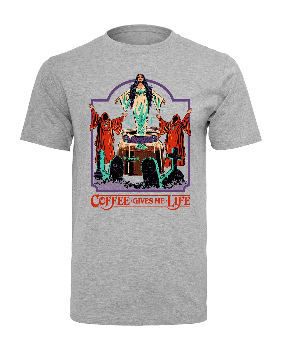 Steven Rhodes - Coffee Gives Me Life - T-paita