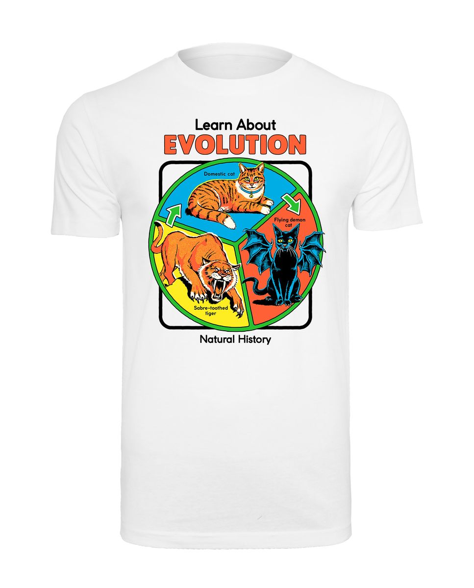 Steven Rhodes - Learn about Evolution - T-paita