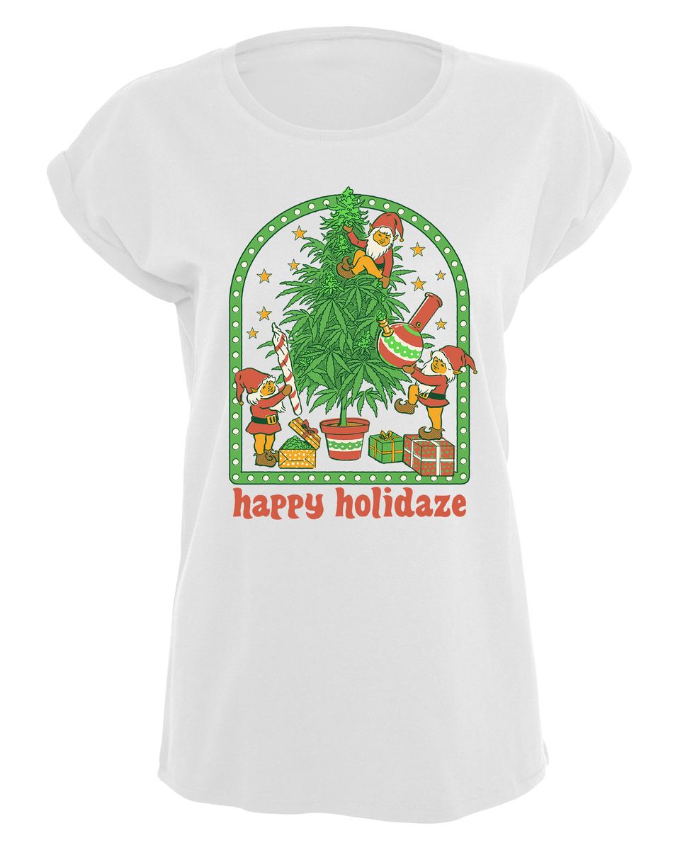 Steven Rhodes - Happy Holidaze - Naisten T-paita
