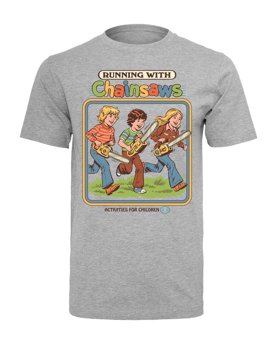 Steven Rhodes - Running with Chainsaws - T-paita