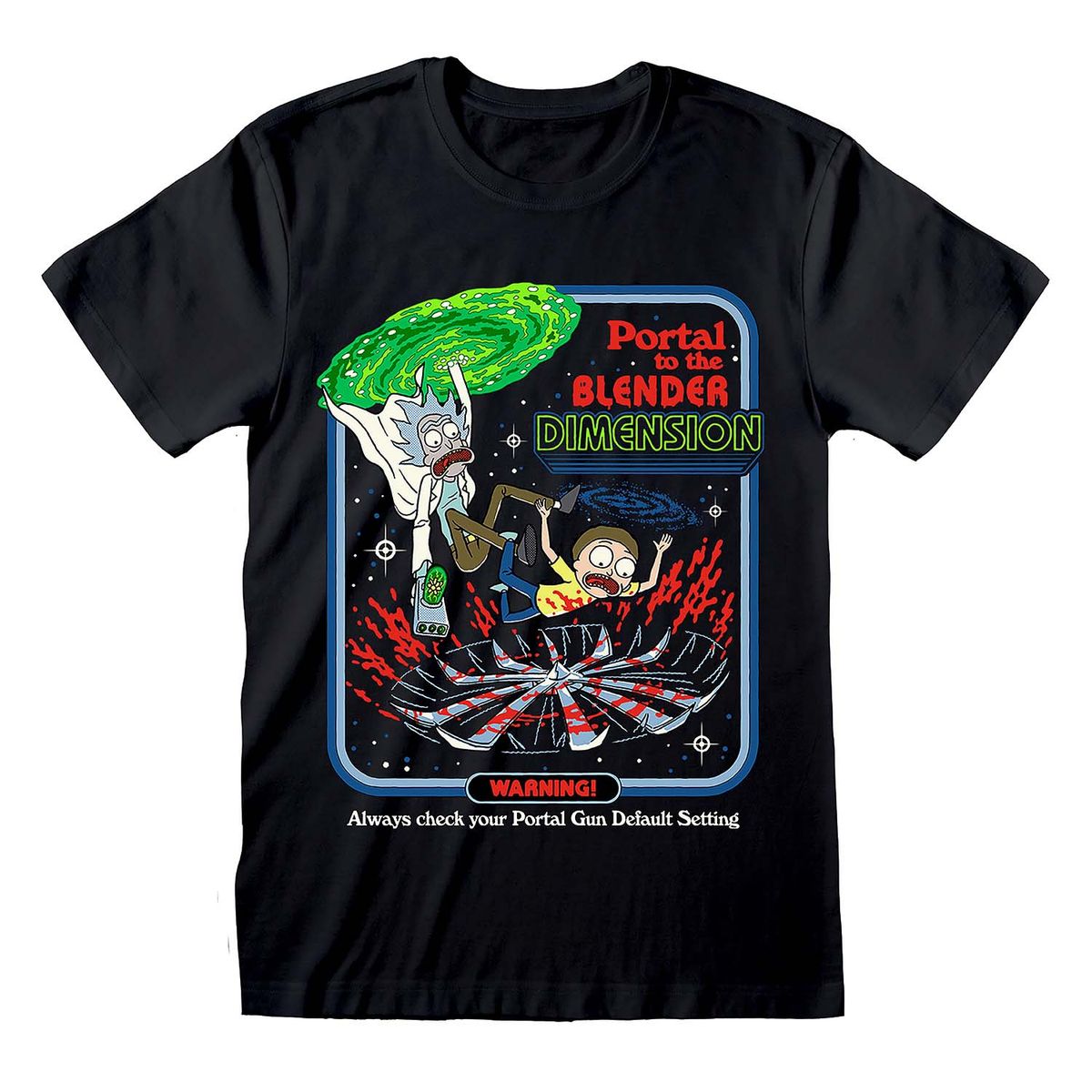 Steven Rhodes - Rick and Morty Portal Collab - T-paita