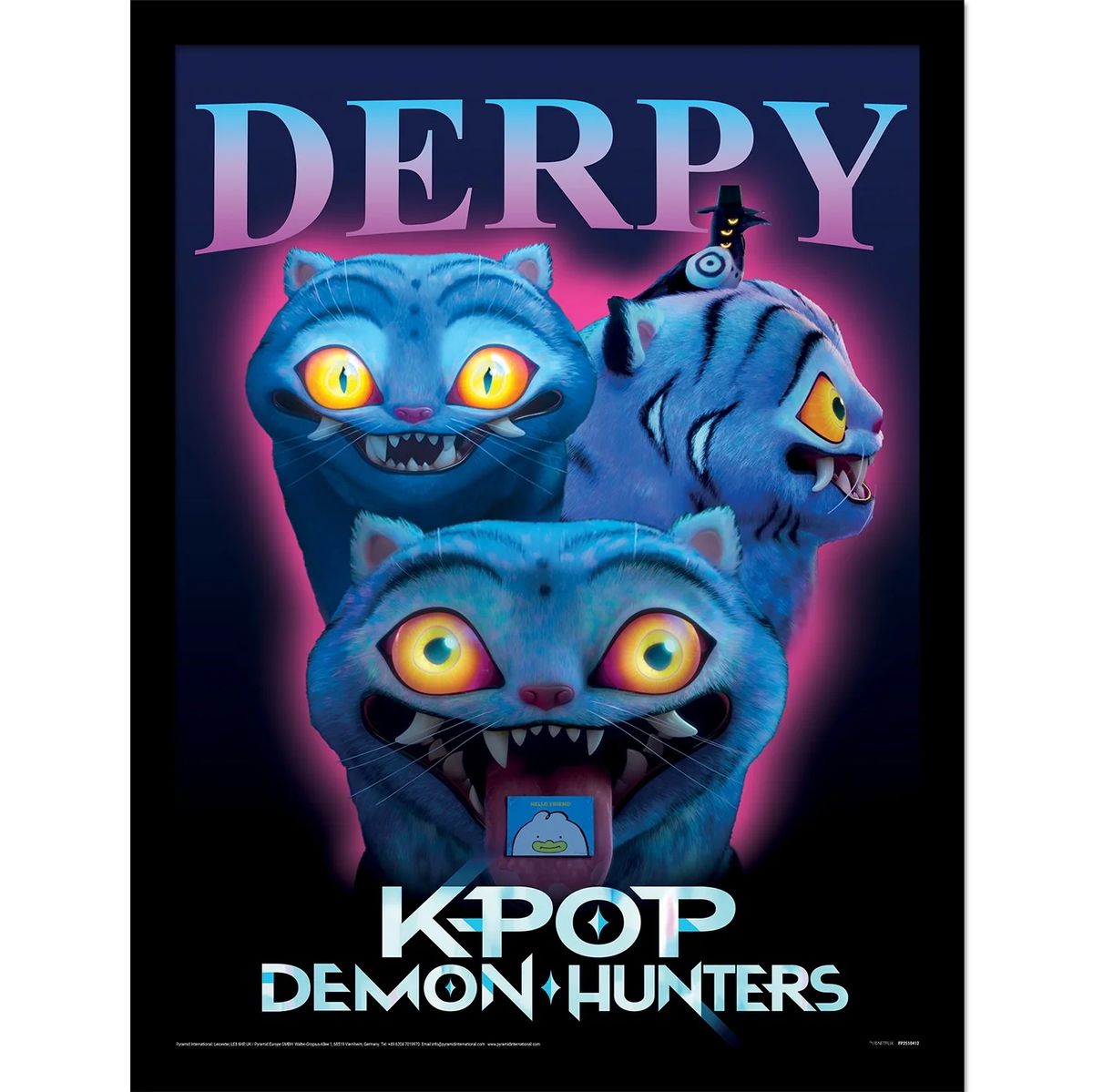 KPop Demon Hunters - Derpy - Kehystetty taidejuliste