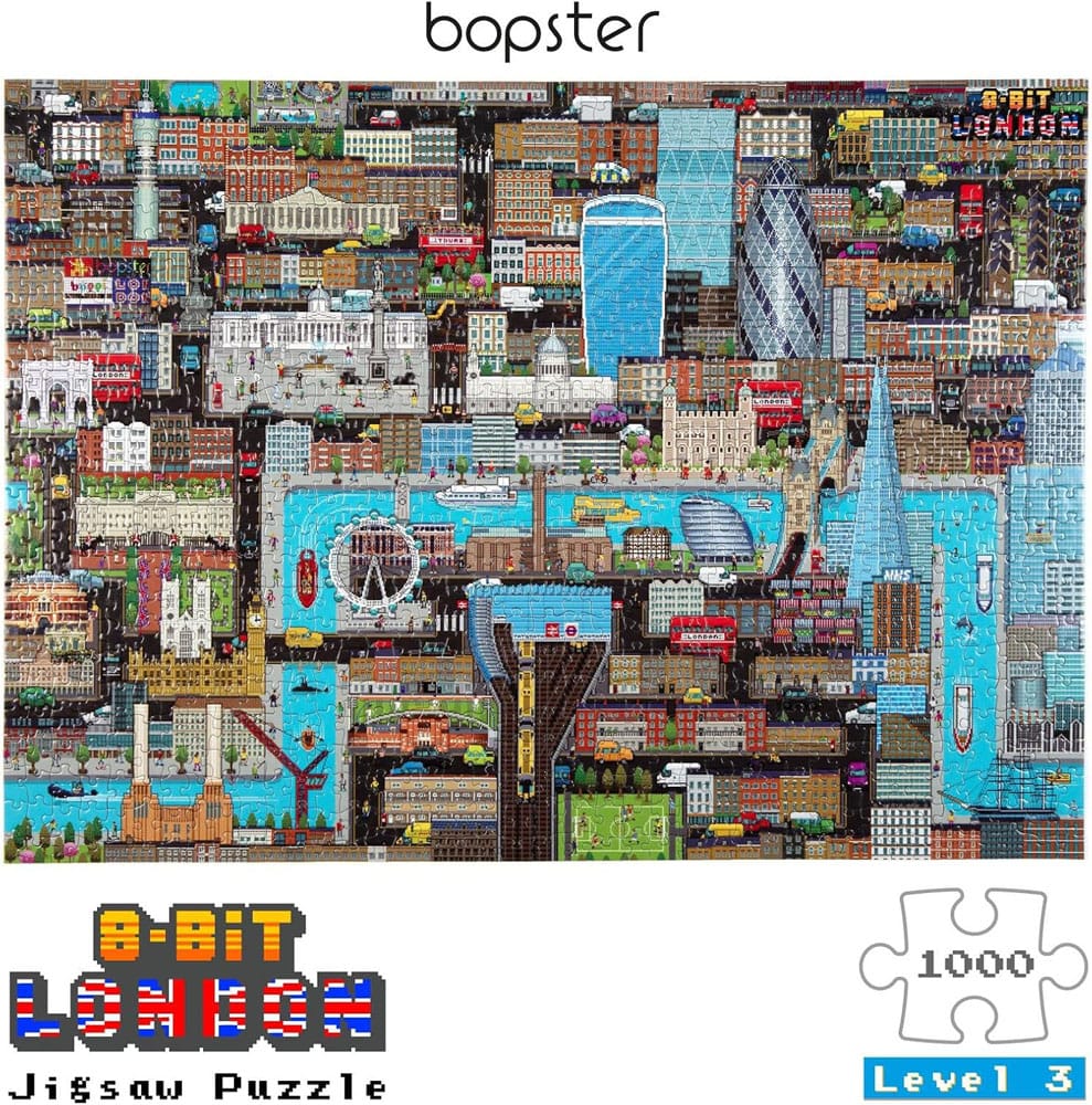 8-Bit Pixel Puzzle London Level 3 - Palapeli