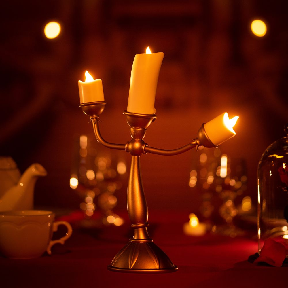 Kaunotar ja hirviö - Lumière - Pöytävalaisin
