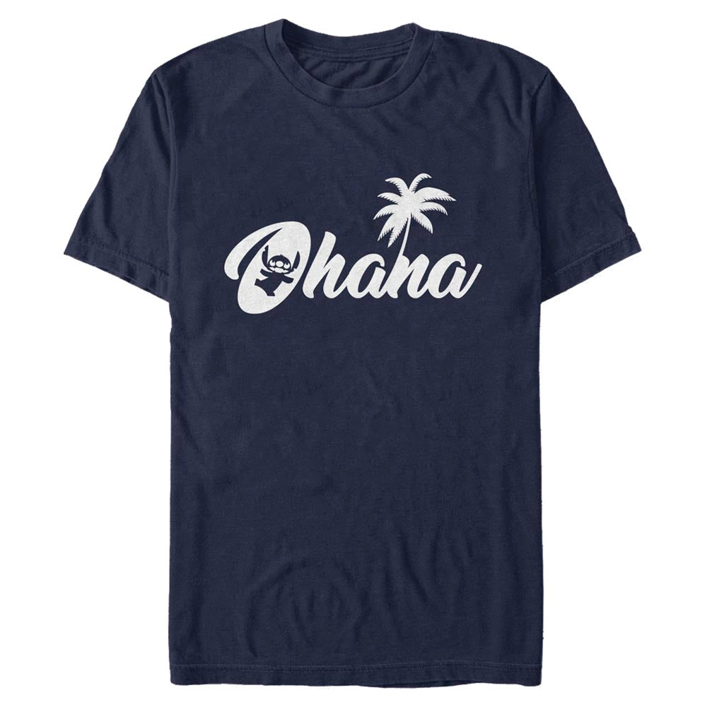 Lilo & Stitch - Stich Sillhouette Ohana - T-paita