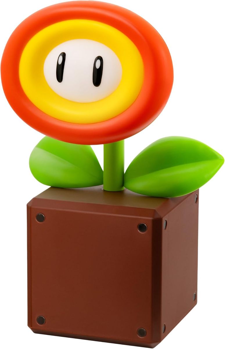 Super Mario - Fire Flower - Valaisin (lamppu)