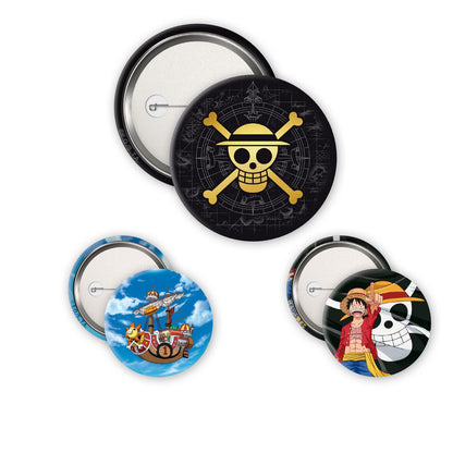 One Piece - Skull & Luffy - Pinssi/pinssit