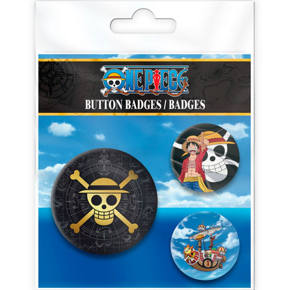 One Piece - Skull & Luffy - Pinssi/pinssit