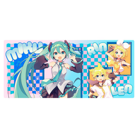 Hatsune Miku - Miku & Friends - Iso hiirimatto (XXL-koko)