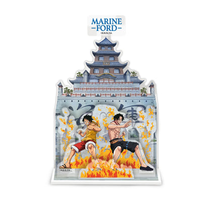 One Piece - Marineford - Dioraama (akryylinen)