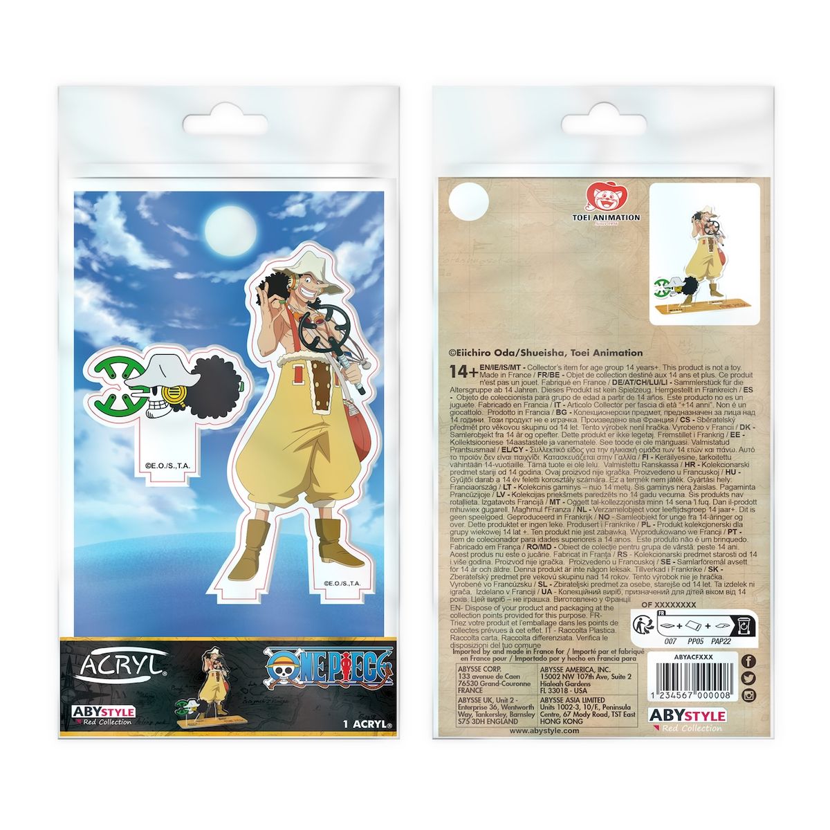 One Piece - Usopp - Akryylifiguuri (keräilyhahmo)