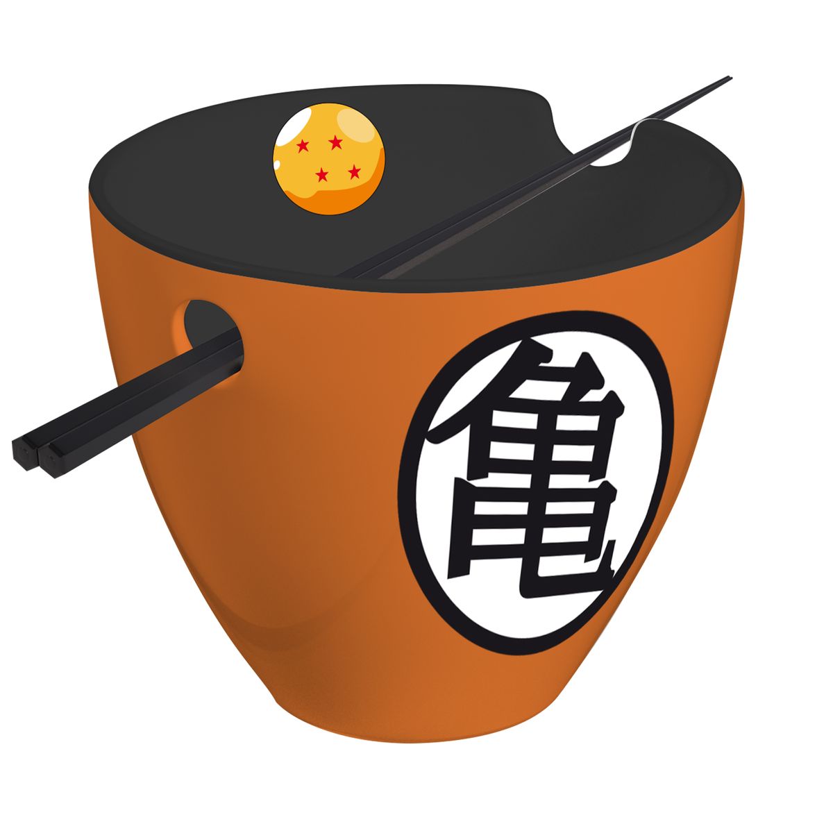 Dragon Ball - Goku Symbol - Bowl with Chopsticks