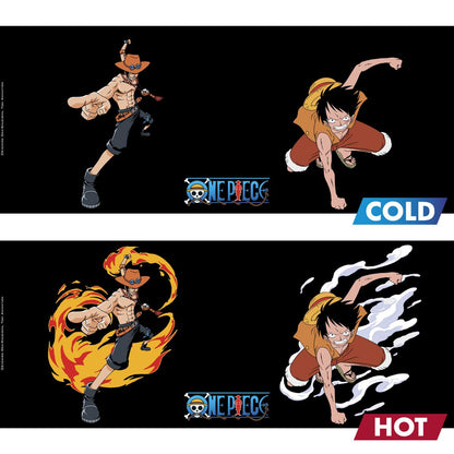 One Piece - Luffy & Ace - Heat Change -muki 460 ml