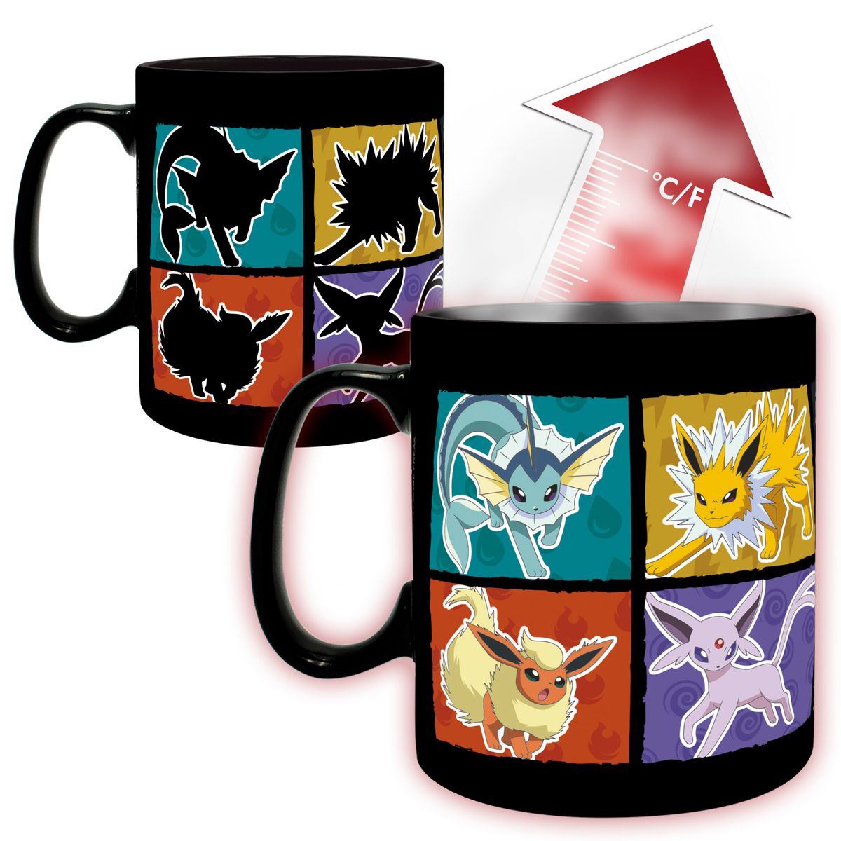 Pokémon - Eevee - Iso Heat Change -muki (XXL-koko)