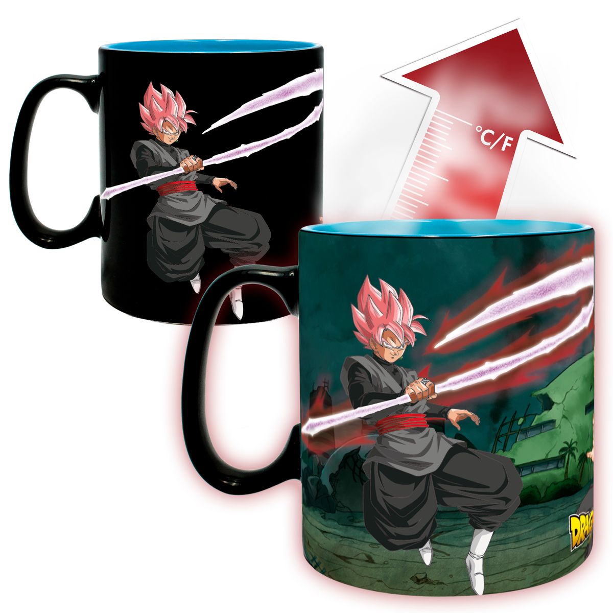 Dragon Ball - Saiyans vs Black - Iso Heat Change -muki (XXL-koko)