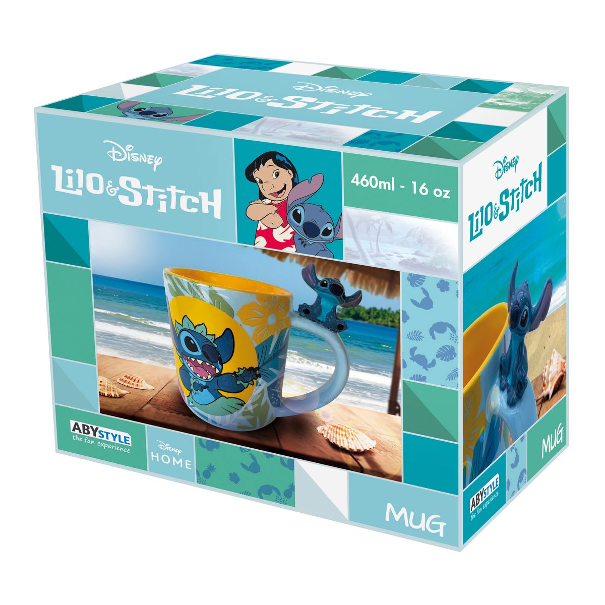 Lilo & Stitch - Hawaiian Stitch - Iso muki (XL-kokoinen)