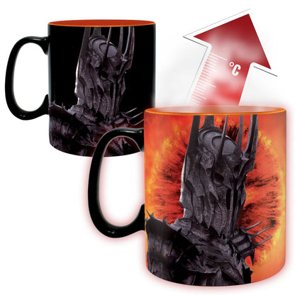 Taru sormusten herrasta - Sauron - Iso Heat Change -muki (XXL-koko)