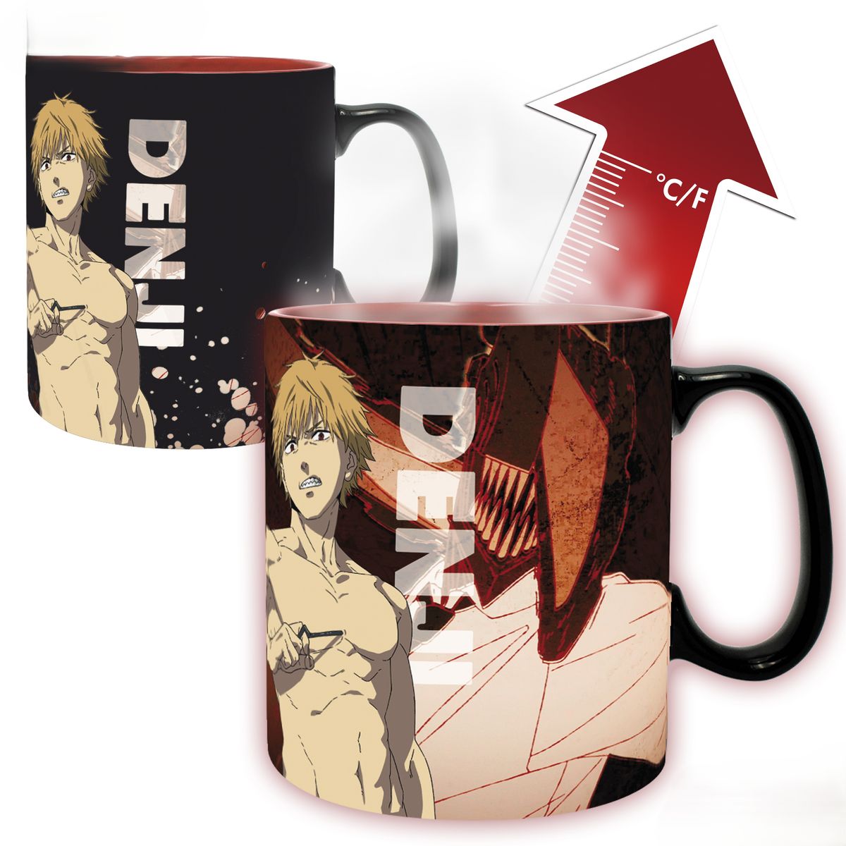 Chainsaw Man - Denji & Aki - Heat change -muki (XXL-kokoinen)