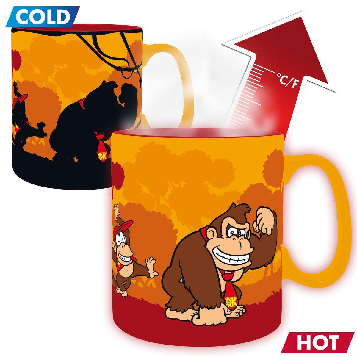 Nintendo - Donkey Kong - Iso Heat Change -muki (XXL-koko)