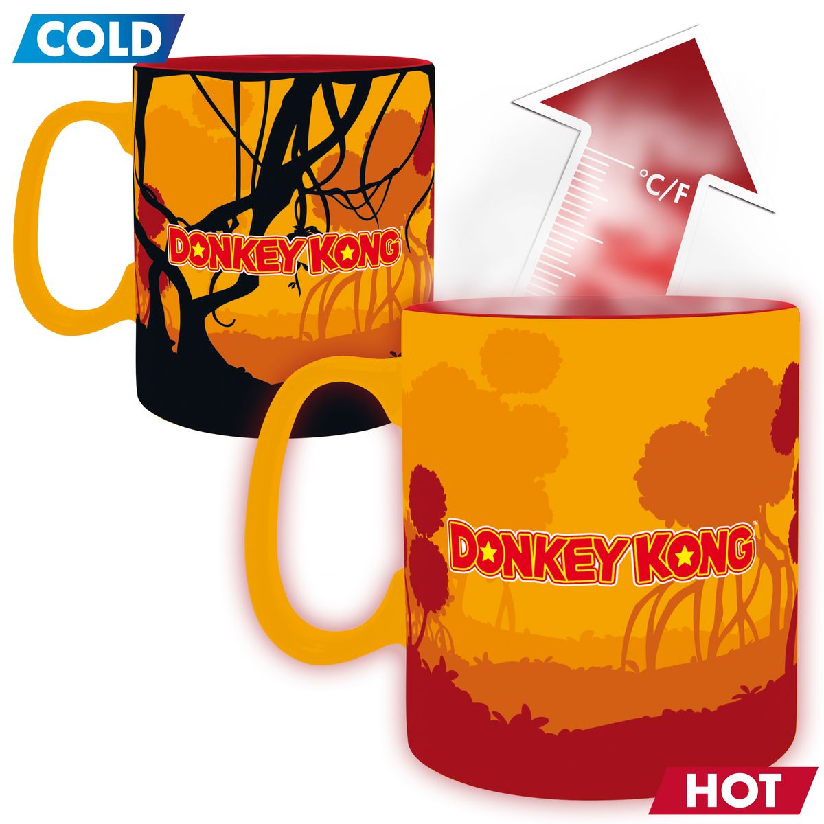 Nintendo - Donkey Kong - Iso Heat Change -muki (XXL-koko)