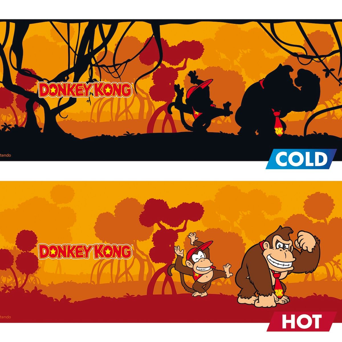 Nintendo - Donkey Kong - Iso Heat Change -muki (XXL-koko)
