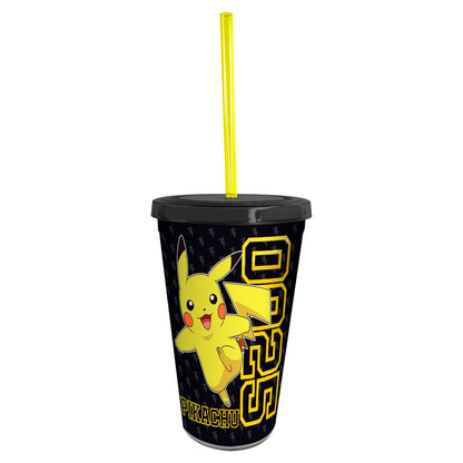 Pokémon - Pikachu Collage - Kannellinen muki pillillä