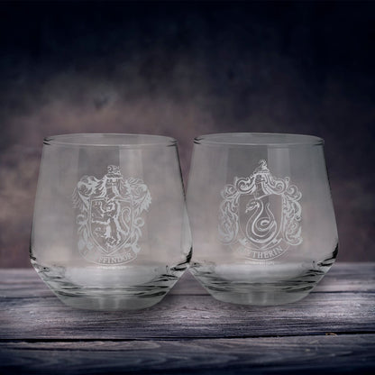 Harry Potter - Gryffindor & Slytherin - Juomalasit (2 kpl setti)