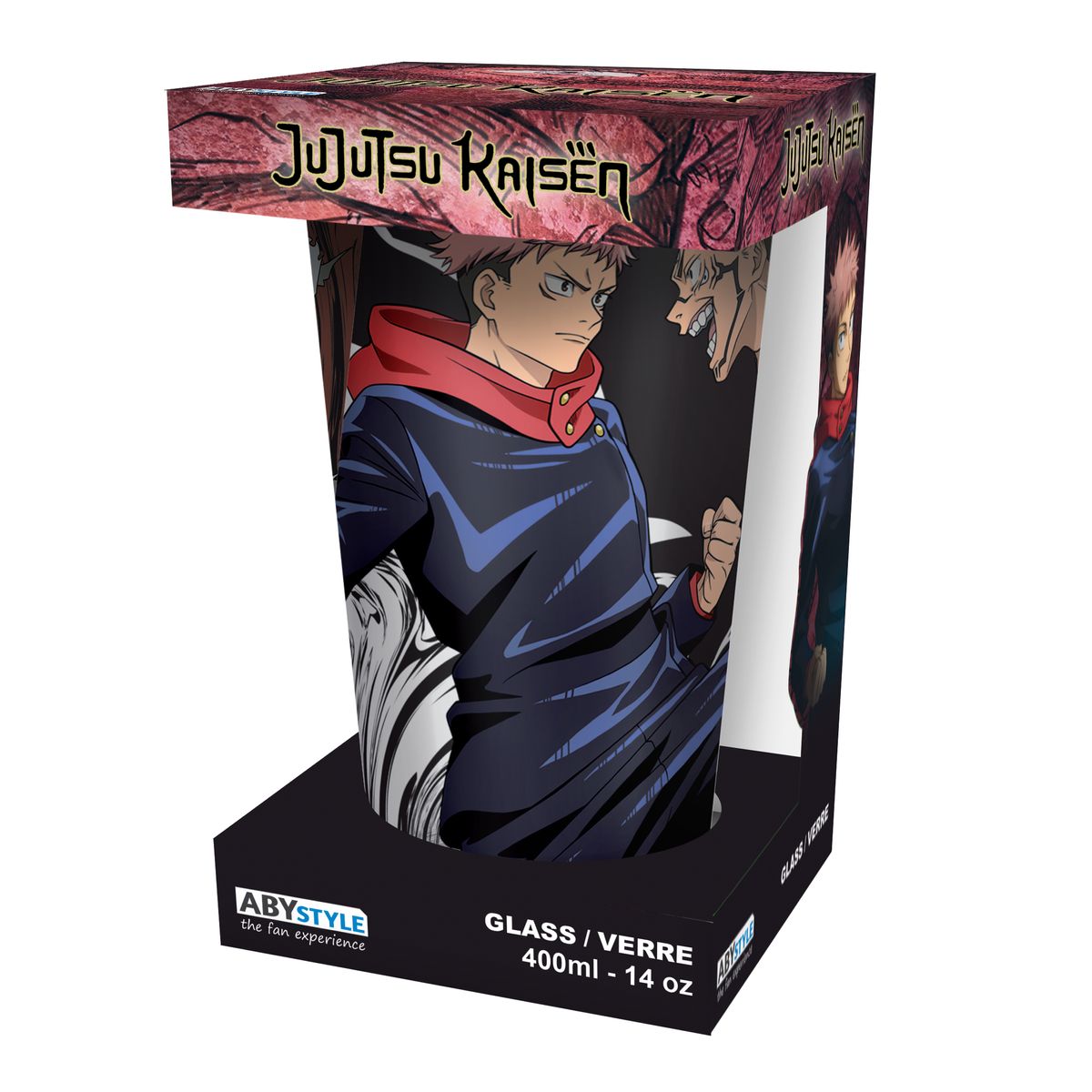 Jujutsu Kaisen - Yuji vs Sukuna - Iso juomalasi (XXL-koko)