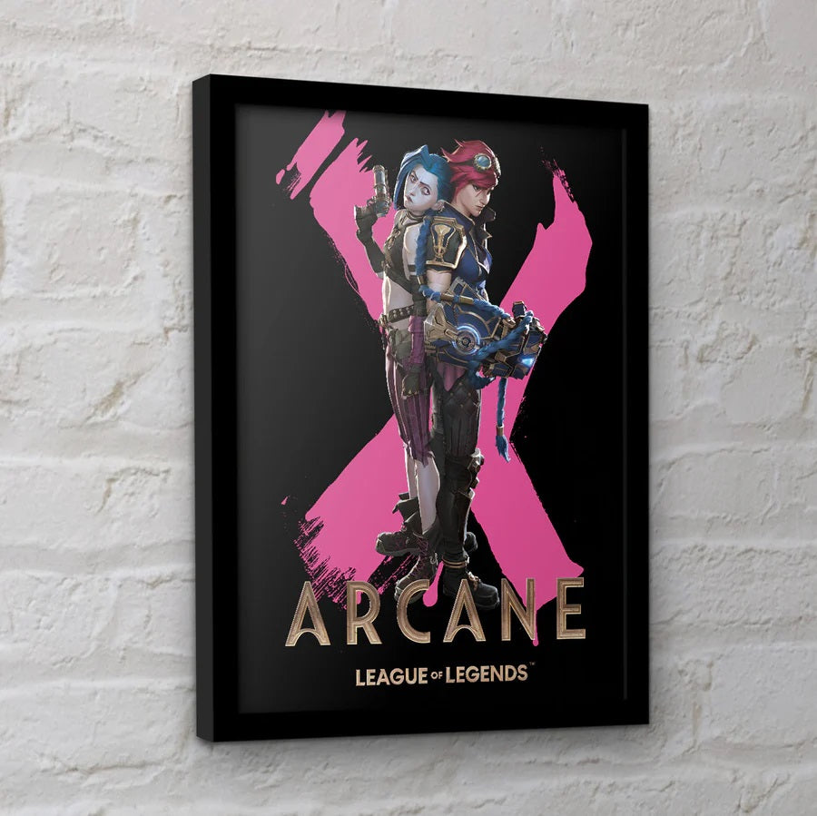 League of Legends - Arcane Duo - Kehystetty taidejuliste