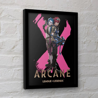 League of Legends - Arcane Duo - Kehystetty taidejuliste
