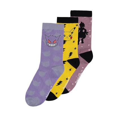 Pokémon - Gengar, Pikachu, Mewtwo - Sukat (3 kpl setti)