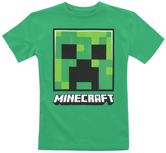 Minecraft - Creeper Face - T-paita