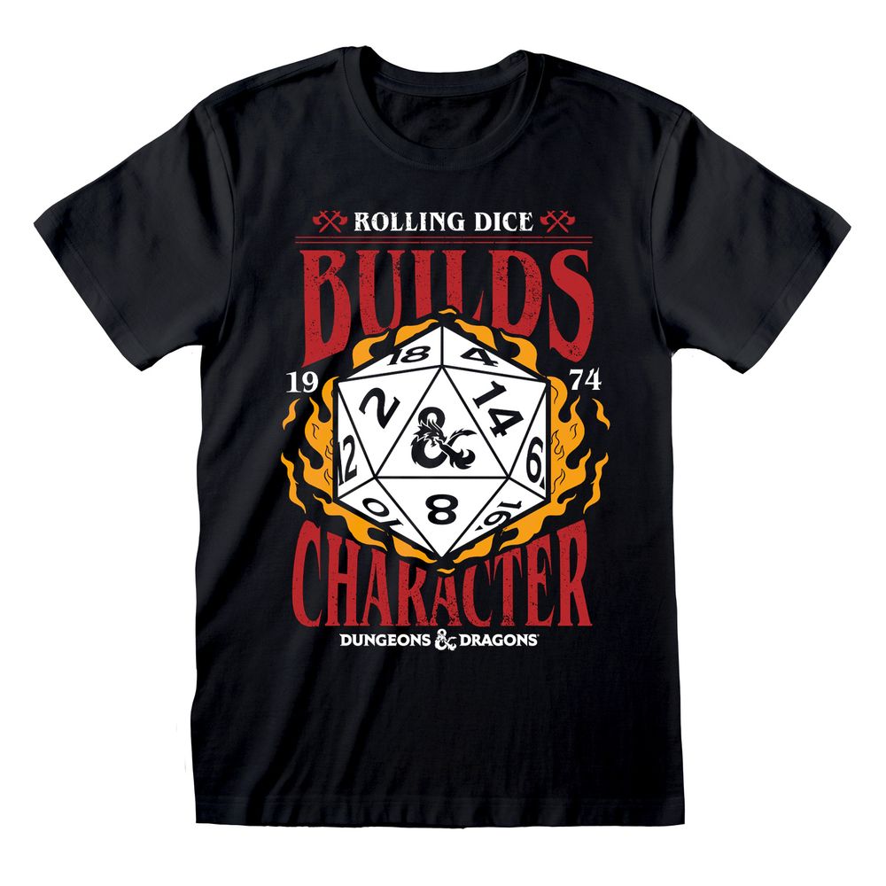 Dungeons & Dragons - Builds Character - T-paita