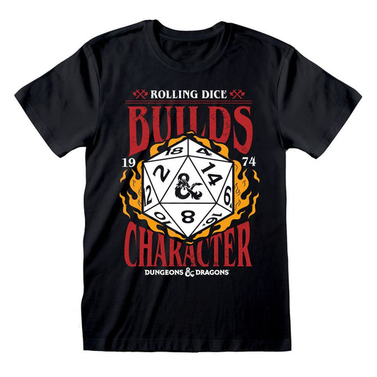 Dungeons & Dragons - Builds Character - T-paita