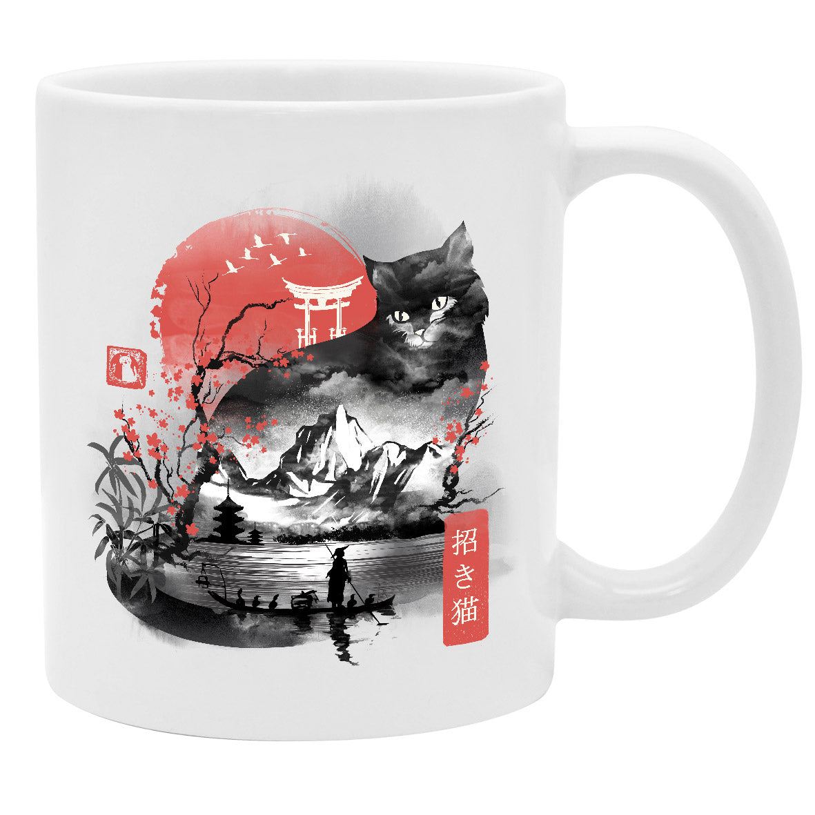 Dan Fajardo - Cherry Blossom Cat - Muki