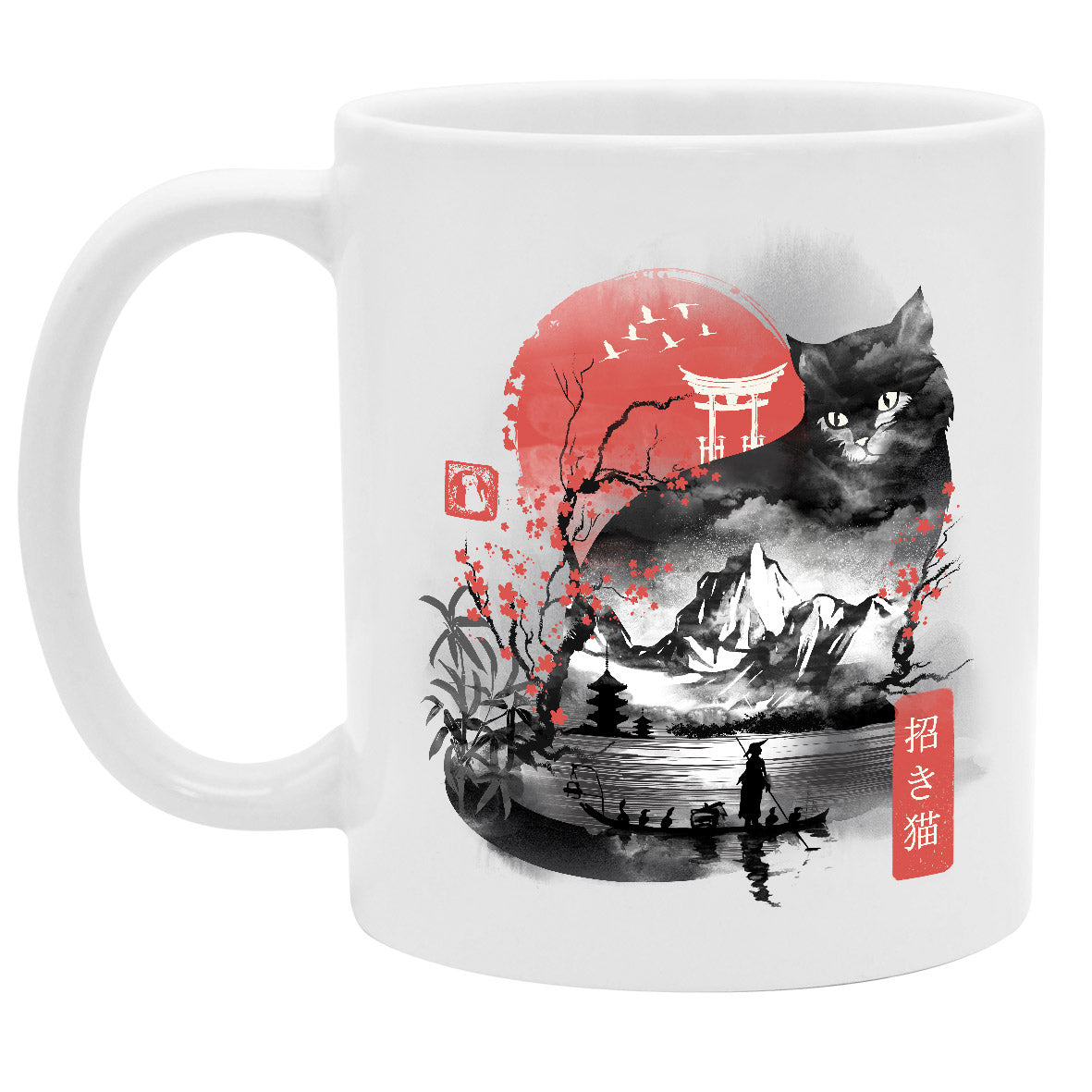 Dan Fajardo - Cherry Blossom Cat - Muki
