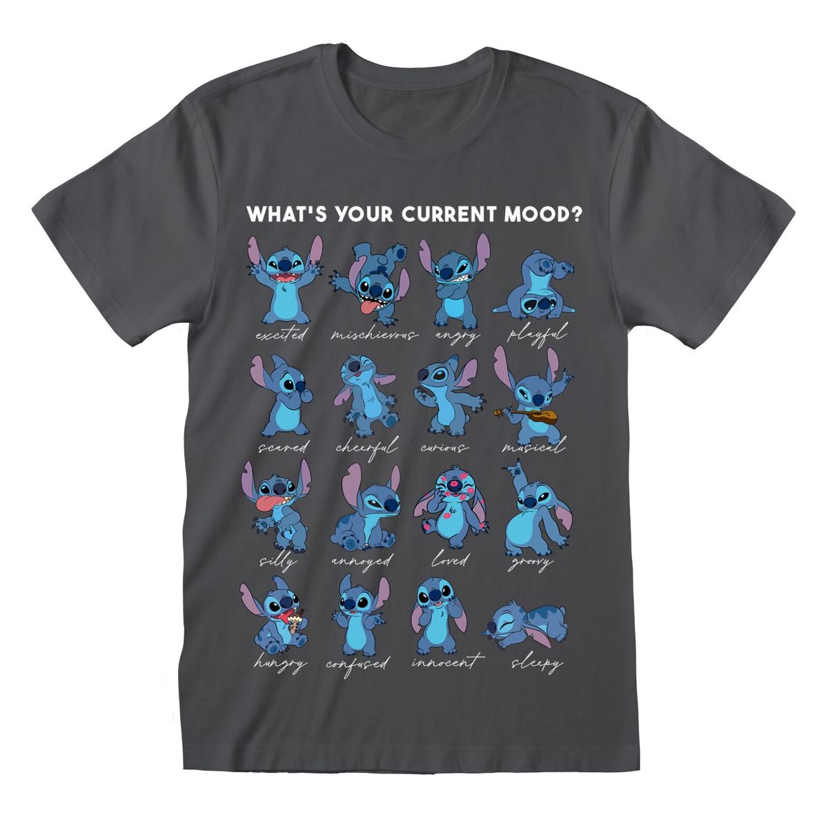 Lilo & Stitch - Stitch Emotions - T-paita