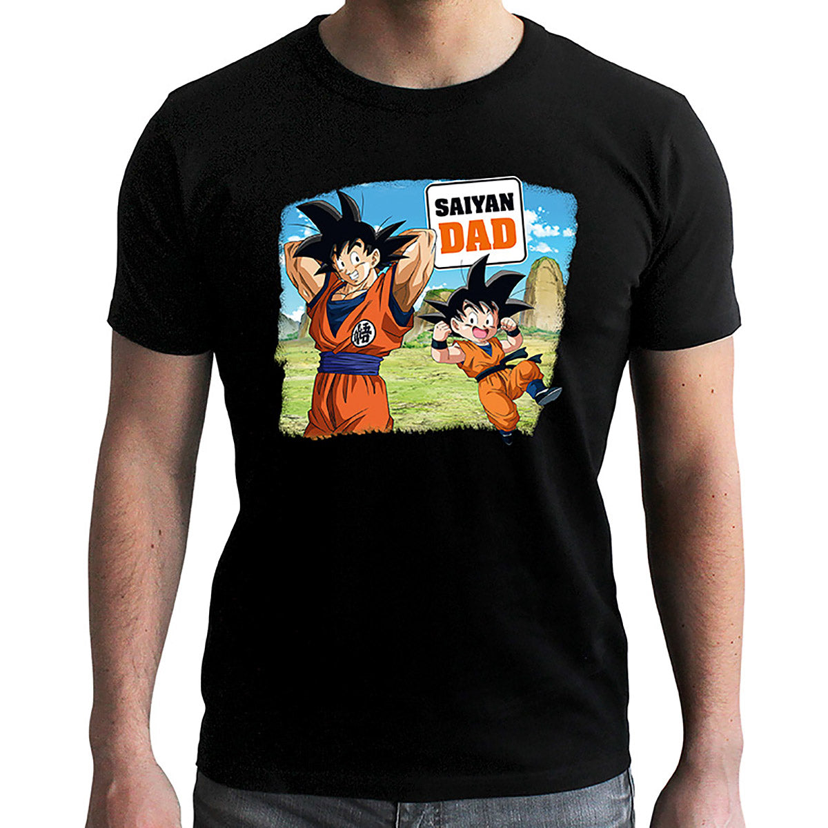 Dragon Ball - Saiyan Dad - T-paita