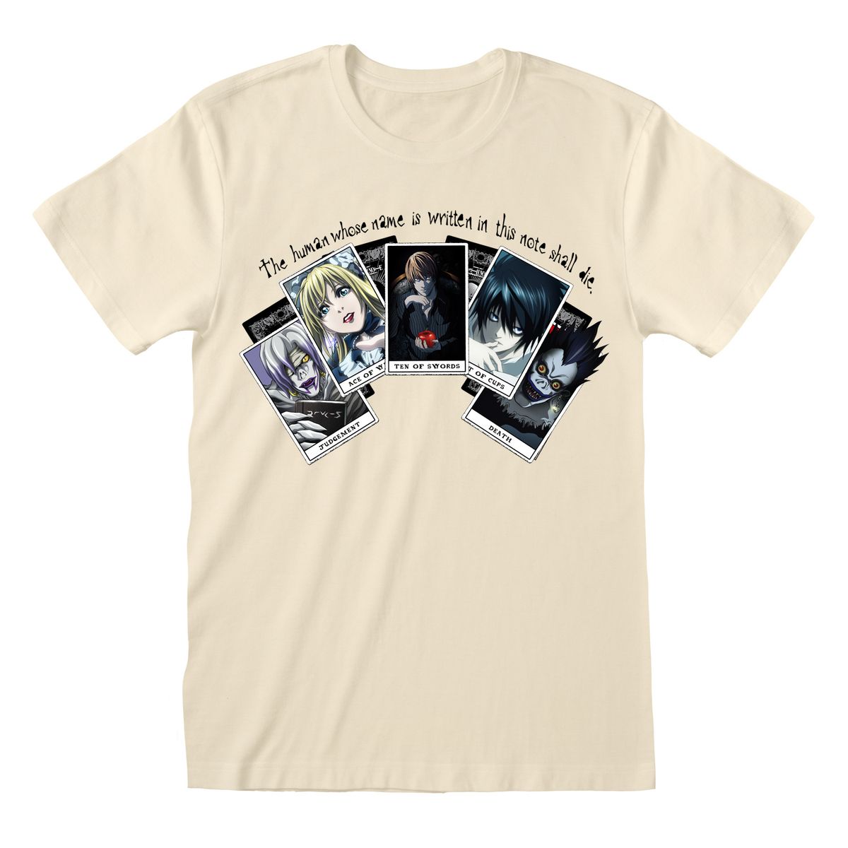 Death Note - Playing Cards - T-paita